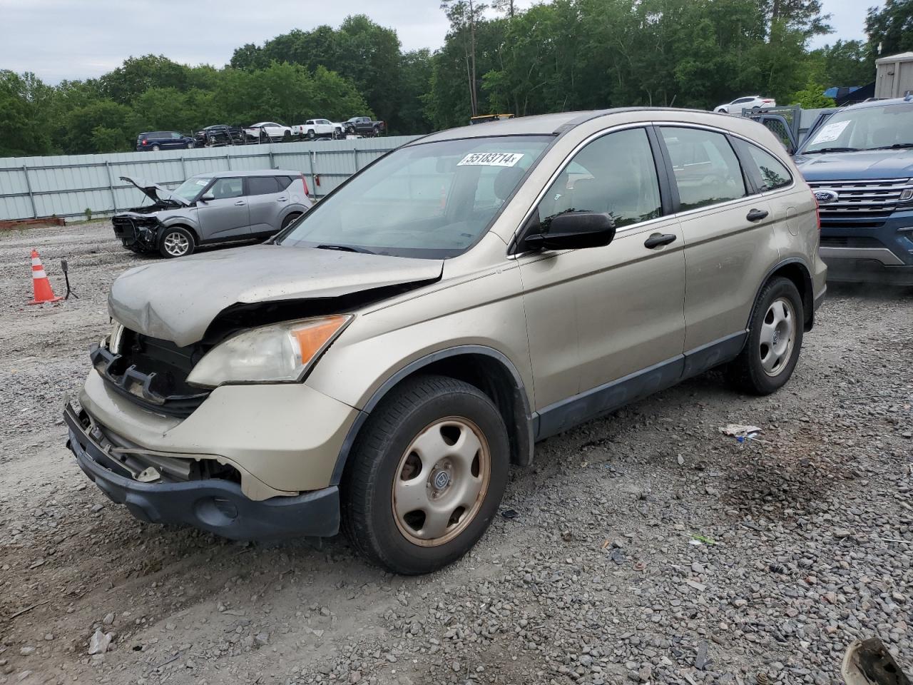 JHLRE38357C006607 2007 Honda Cr-V Lx