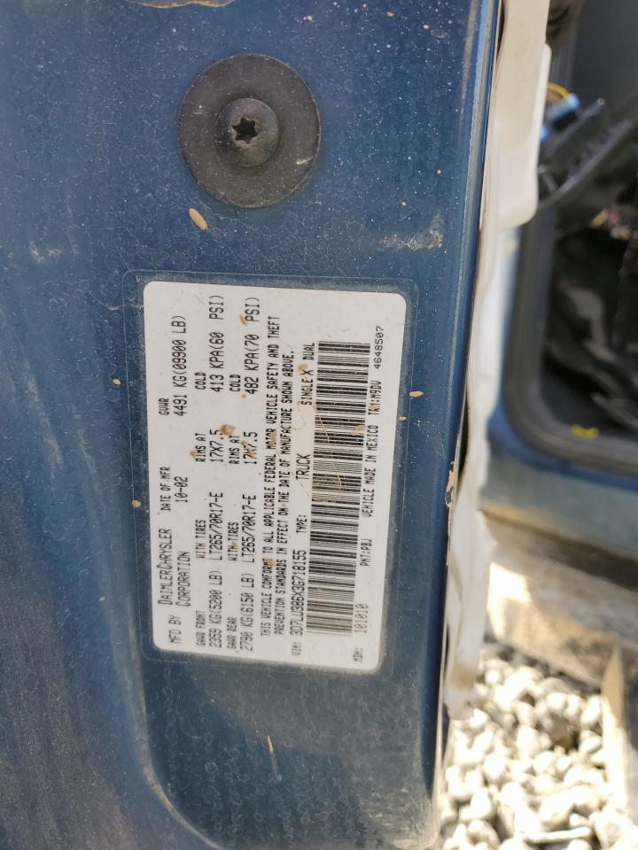 3D7LU386X3G718155 2003 Dodge Ram 3500 St