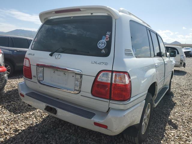 LEXUS LX 470 2005 white  gas JTJHT00W753551317 photo #4