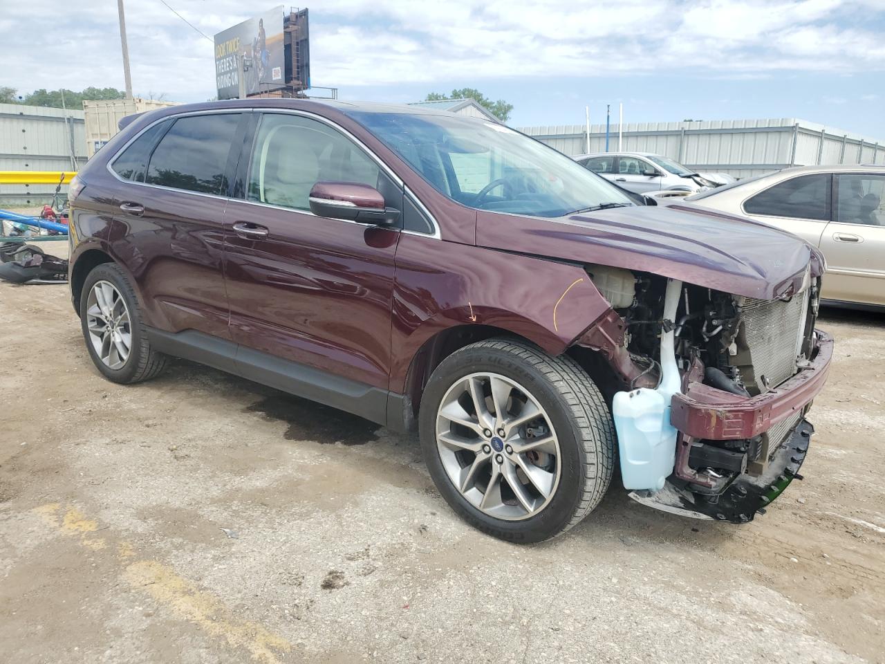 2017 Ford Edge Titanium vin: 2FMPK4K94HBB14326