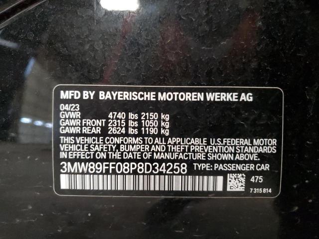 2023 BMW 330Xi VIN: 3MW89FF08P8D34258 Lot: 53835064