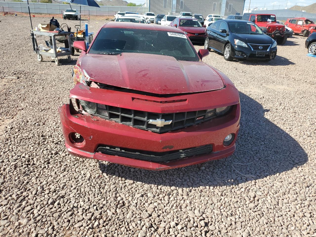 2G1FS1EW6C9184371 2012 Chevrolet Camaro Ss