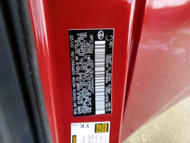 2023 Toyota Prius Le VIN: JTDACAAU7P3012657 Lot: 55531414