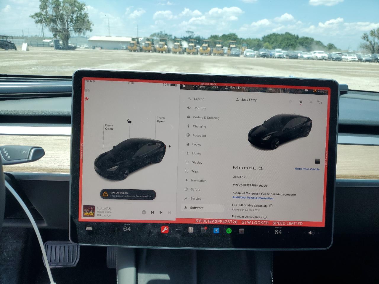 5YJ3E1EA2PF426726 2023 Tesla Model 3