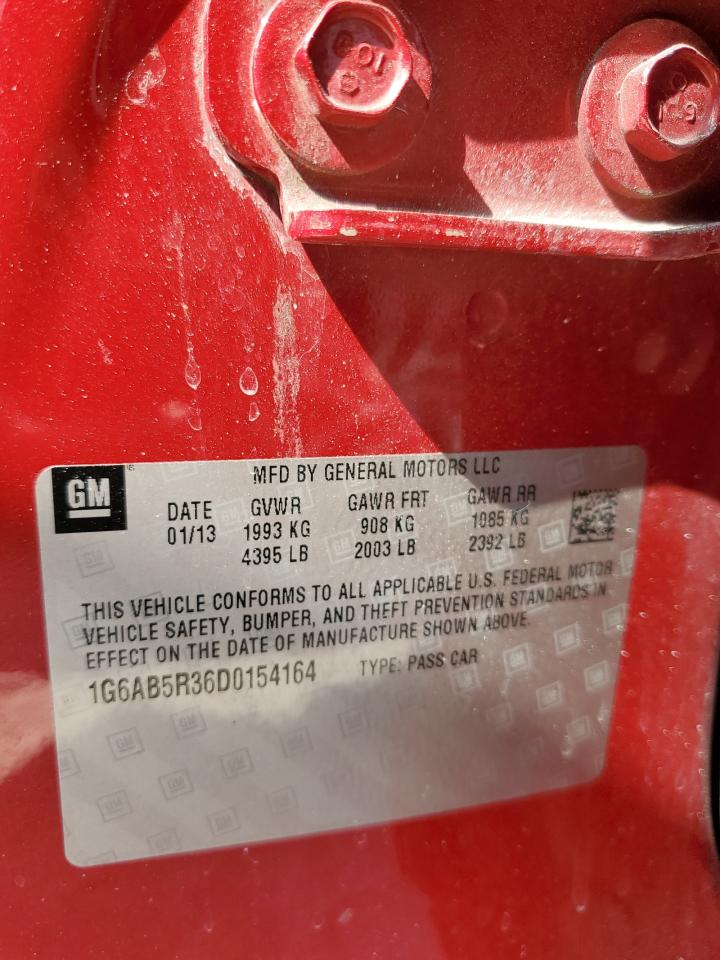 1G6AB5R36D0154164 2013 Cadillac Ats Luxury