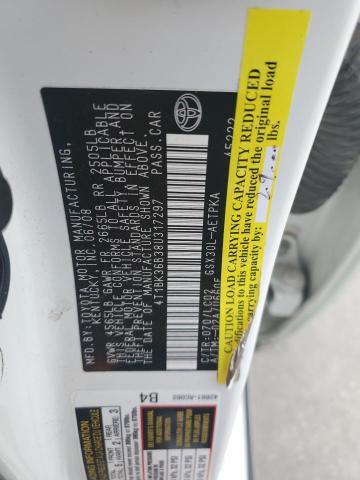 2008 Toyota Avalon Xl VIN: 4T1BK36B38U317297 Lot: 53345054