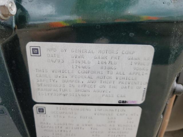 1993 Chevrolet Corvette VIN: 1G1YY33P4P5114689 Lot: 54798124