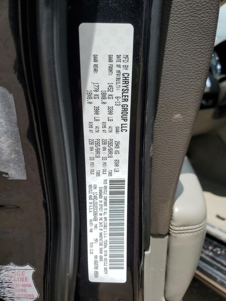 1C4RDJDG2DC686488 2013 Dodge Durango Crew