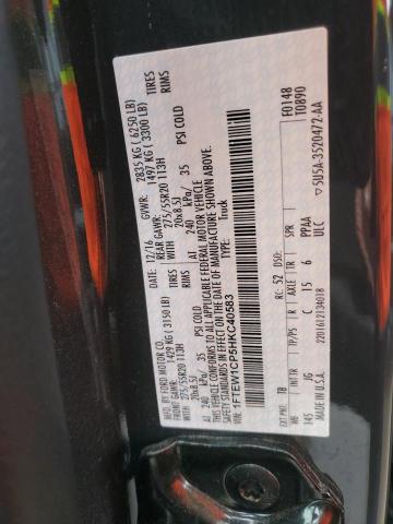 2017 Ford F150 Supercrew VIN: 1FTEW1CP5HKC40583 Lot: 54829184