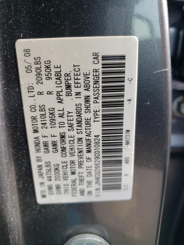 JH4CU26629C010824 2009 Acura Tsx