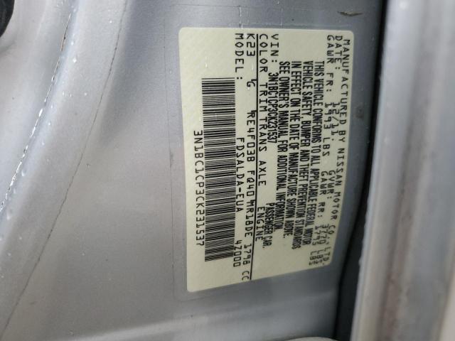 2012 Nissan Versa S VIN: 3N1BC1CP3CK231537 Lot: 56220904