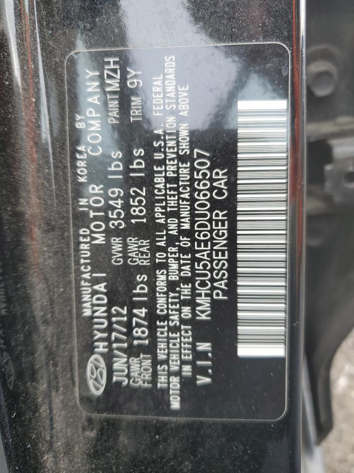 KMHCU5AE6DU066507 2013 Hyundai Accent Gls