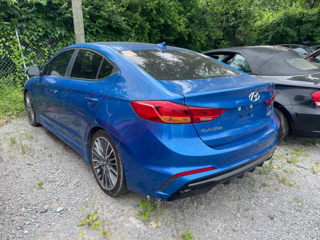 2018 Hyundai Elantra Sport VIN: KMHD04LB9JU474220 Lot: 54979324