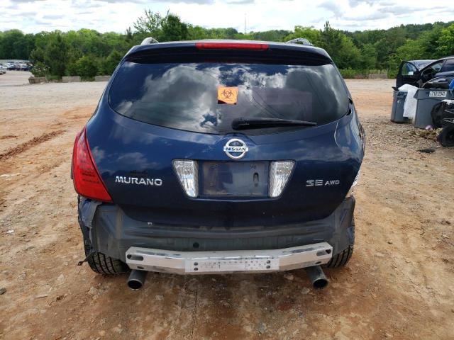 2006 Nissan Murano Sl VIN: JN8AZ08W96W526558 Lot: 53772254
