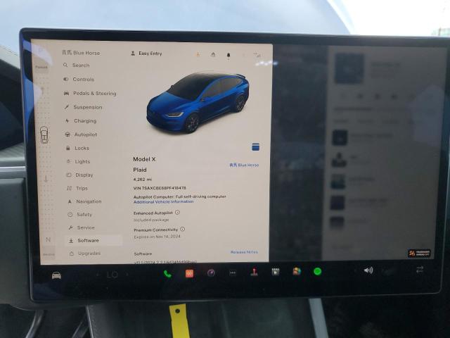 2023 Tesla Model X VIN: 7SAXCBE68PF418478 Lot: 55042734