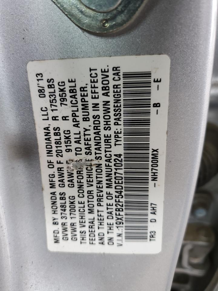 19XFB2F54DE071024 2013 Honda Civic Lx