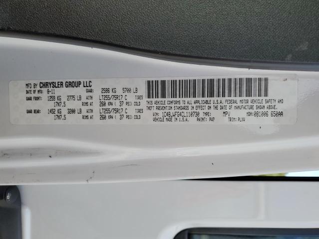 2012 Jeep Wrangler Unlimited Rubicon VIN: 1C4BJWFG4CL110730 Lot: 54648604