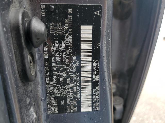 2010 Toyota Highlander VIN: 5TDZA3EH1AS006537 Lot: 54836484