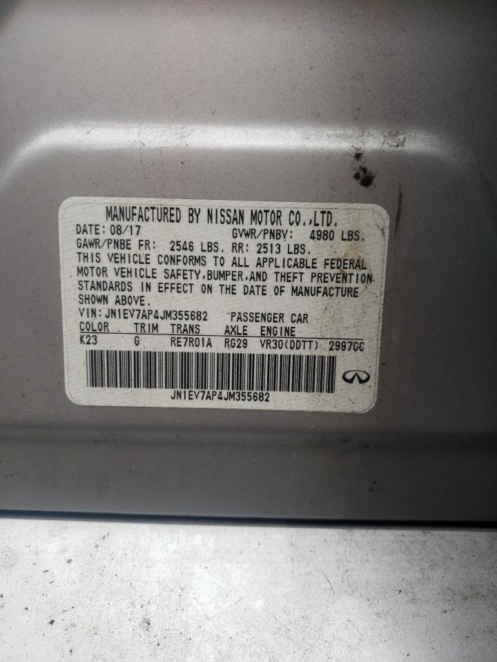 JN1EV7AP4JM355682 2018 Infiniti Q50 Luxe