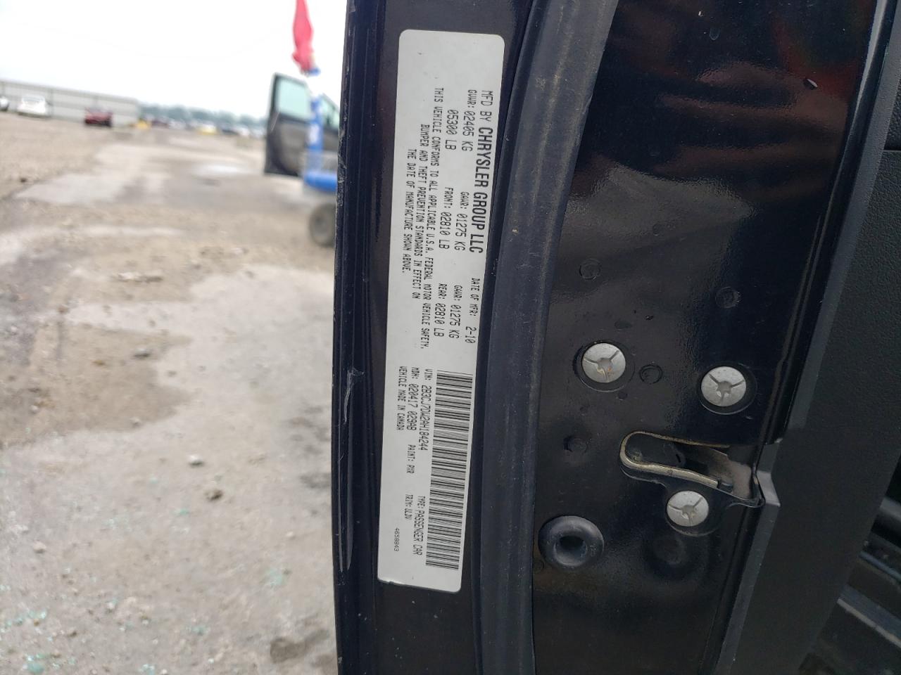 2B3CJ7DW2AH184244 2010 Dodge Challenger Srt-8