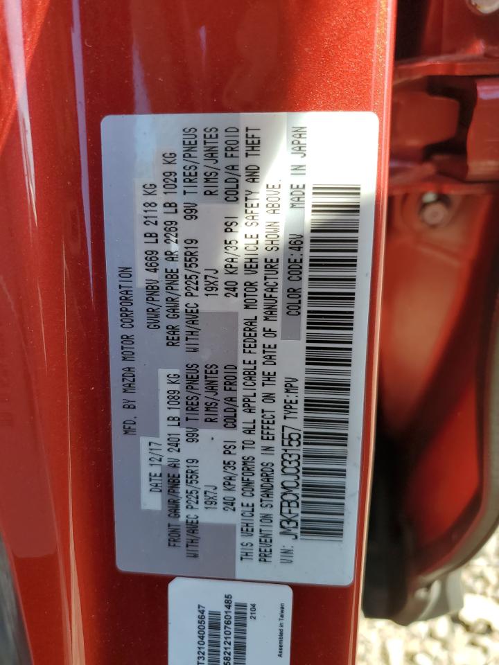 JM3KFBCM0J0331557 2018 Mazda Cx-5 Touring