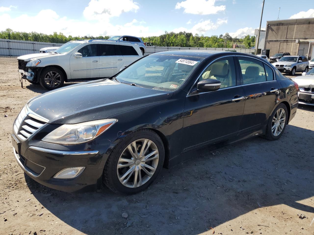 KMHGC4DD4CU153144 2012 Hyundai Genesis 3.8L