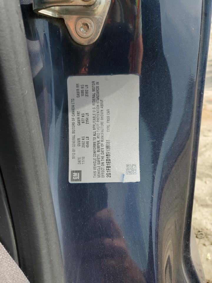 2G1FB1ED1B9138881 2011 Chevrolet Camaro Lt