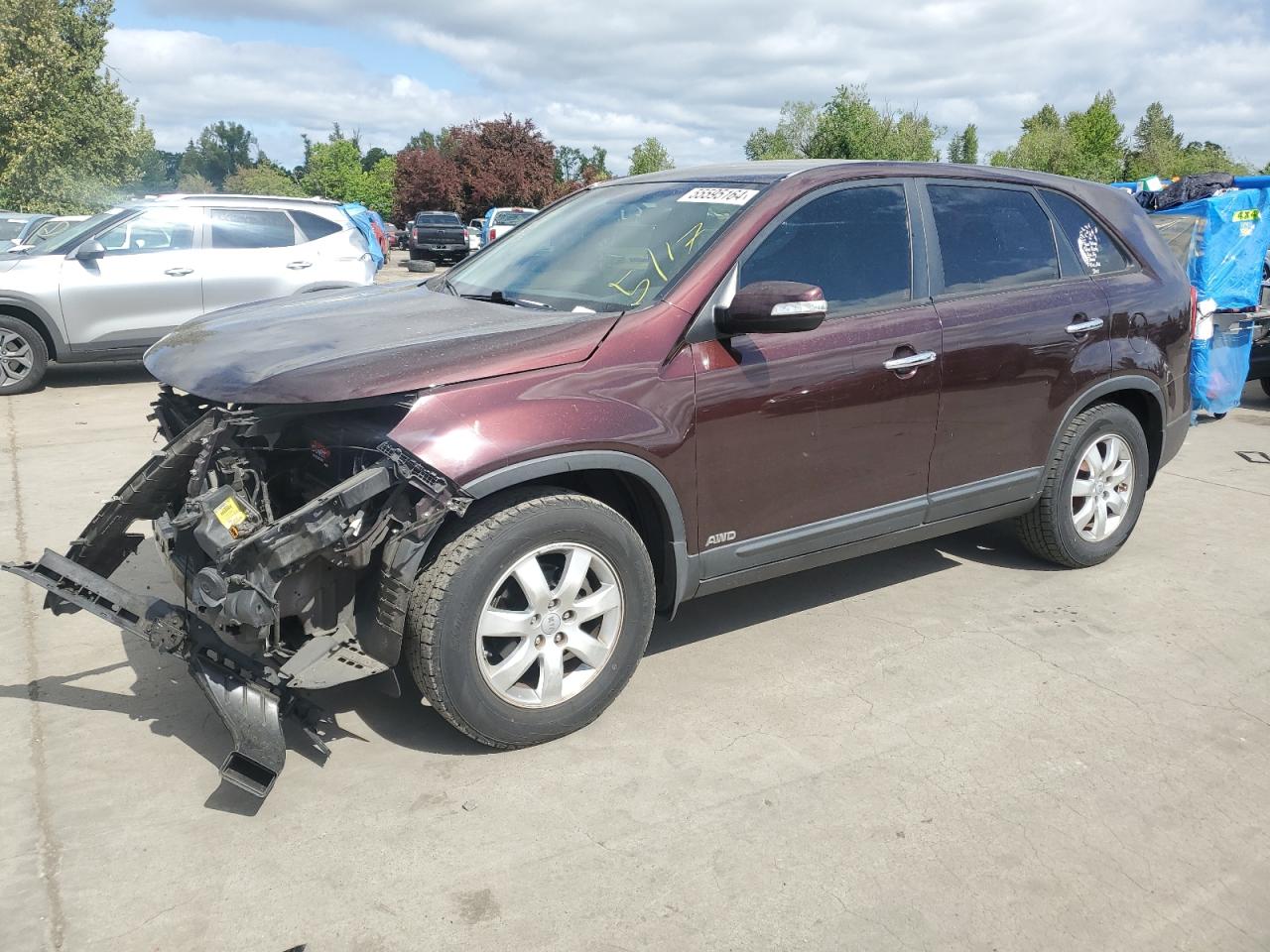 2012 Kia Sorento Base vin: 5XYKTDA6XCG222022