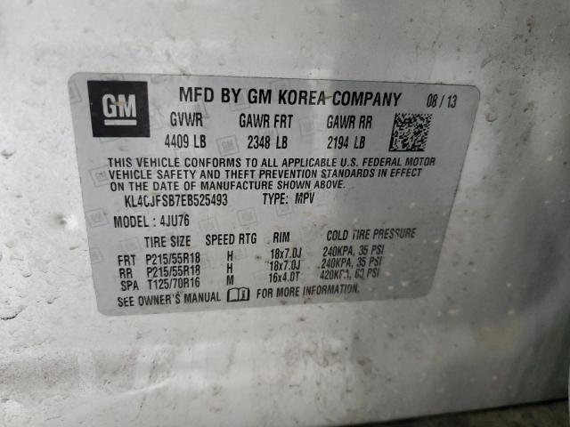 2014 Buick Encore Convenience VIN: KL4CJFSB7EB525493 Lot: 55733174