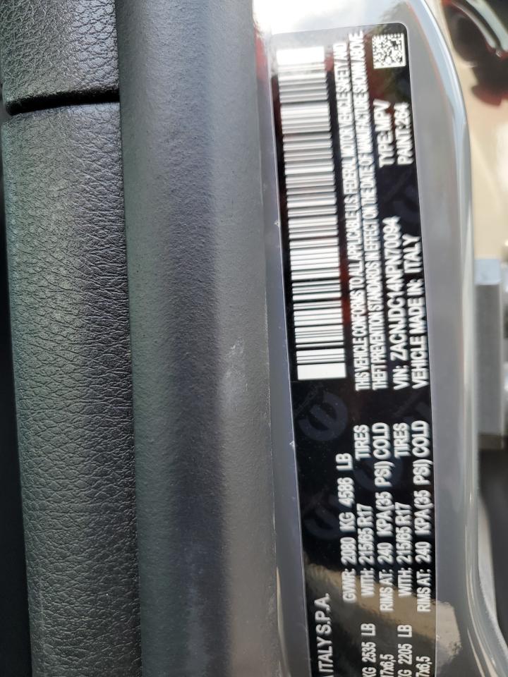 ZACNJDC14NPN70094 2022 Jeep Renegade Trailhawk