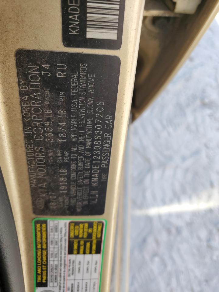 knade123086307206 KNADE123086307206 2008 Kia Rio Base