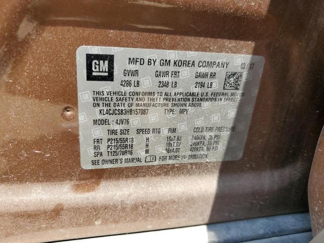 2017 Buick Encore Essence VIN: KL4CJCSB3HB157087 Lot: 56426794