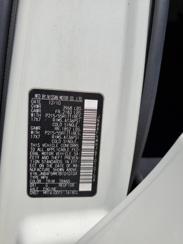 JN8AF5MR7BT010104 2011 Nissan Juke S