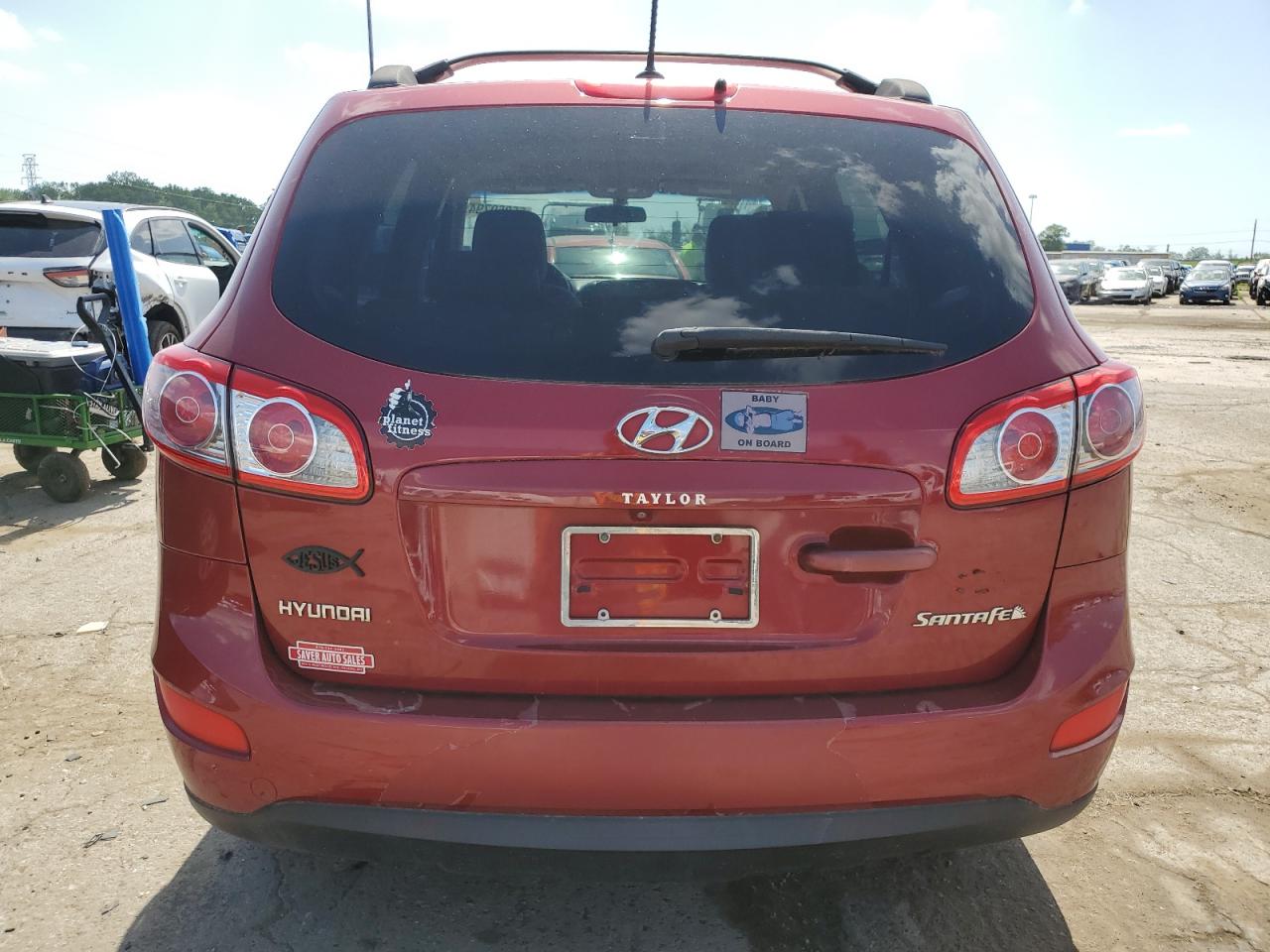 5NMSG3AB8AH391227 2010 Hyundai Santa Fe Gls