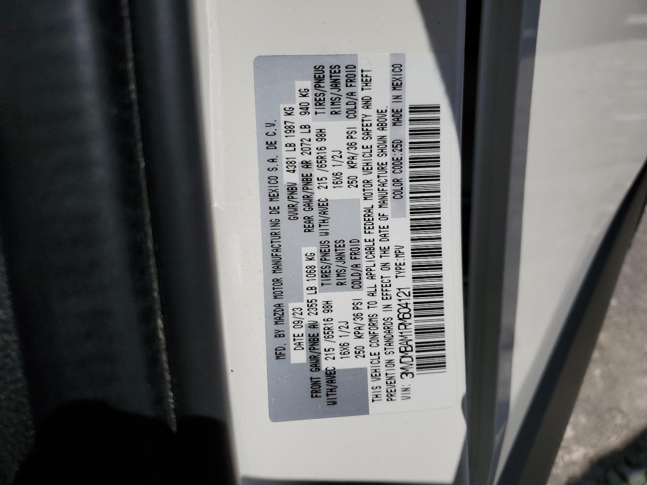 3MVDMBAM1RM604121 2024 Mazda Cx-30