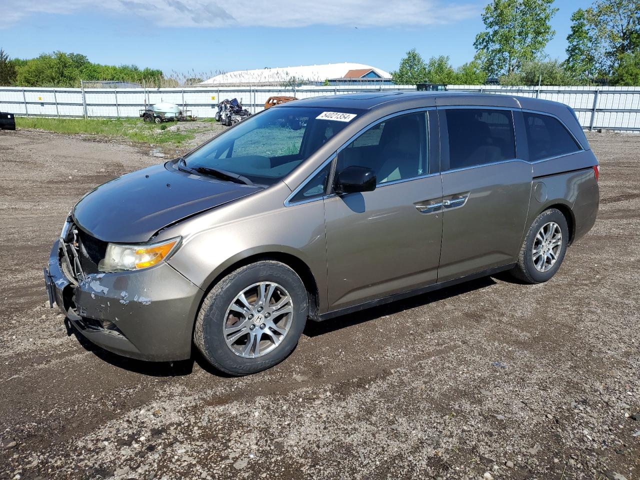 5FNRL5H6XCB144553 2012 Honda Odyssey Exl