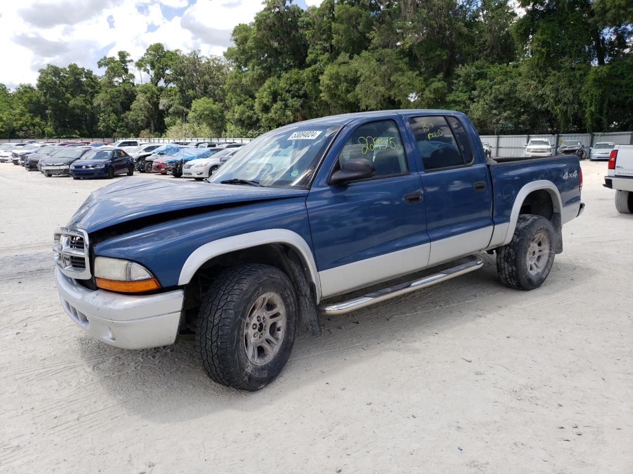 1D7HG48N63S350446 2003 Dodge Dakota Quad Slt