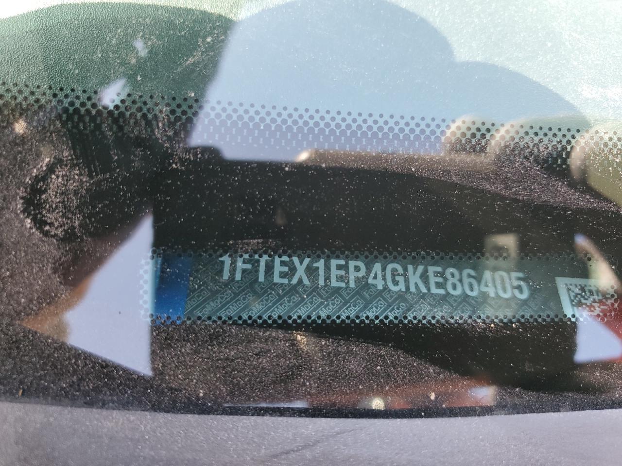 1FTEX1EP4GKE86405 2016 Ford F150 Super Cab