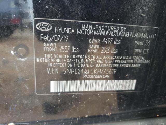 5NPE24AF5KH775619 2019 HYUNDAI SONATA - Image 13