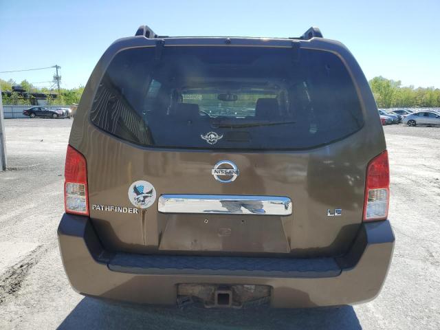 2005 Nissan Pathfinder Le VIN: 5N1AR18W55C743196 Lot: 53653494