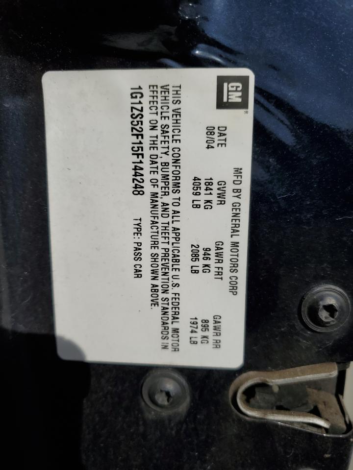 1G1ZS52F15F144248 2005 Chevrolet Malibu