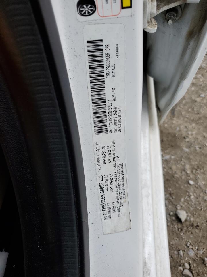 1C3CDZCB6DN572111 2013 Dodge Avenger Sxt