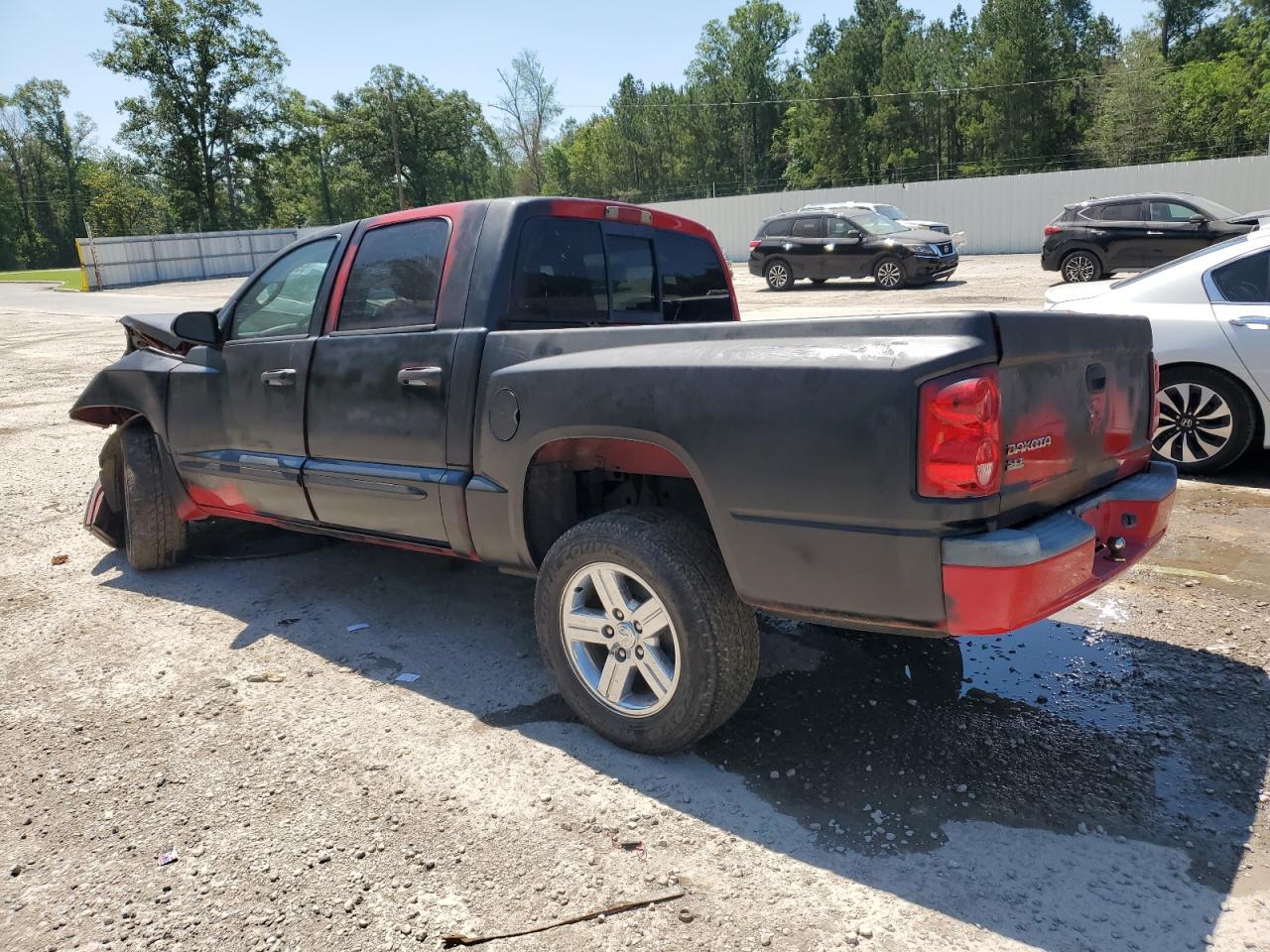 1D7HE48K87S137192 2007 Dodge Dakota Quad Slt