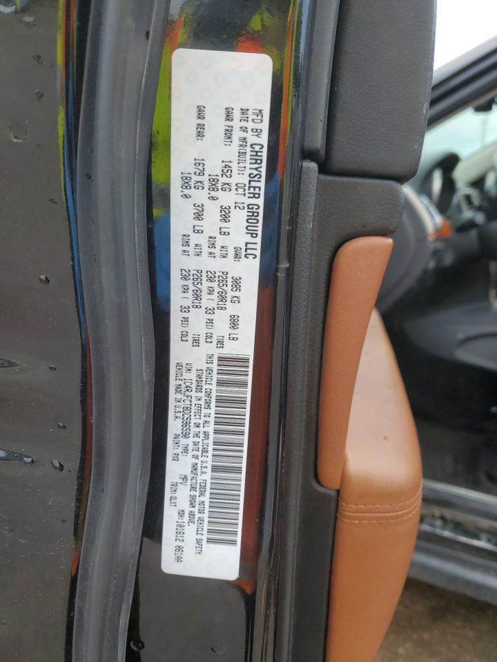 1C4RJFCT8DC596590 2013 Jeep Grand Cherokee Overland