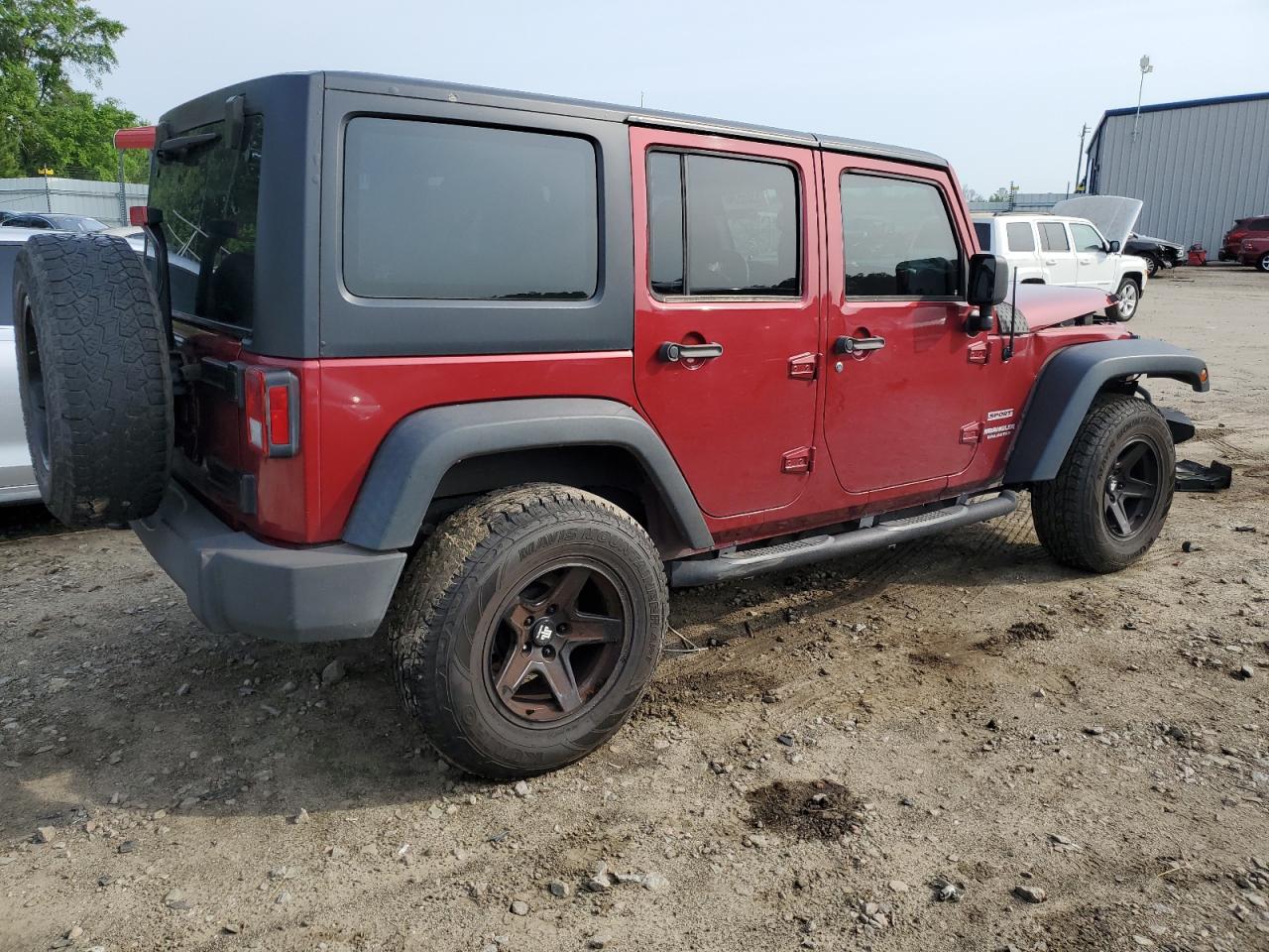 2013 Jeep Wrangler Unlimited Sport vin: 1C4BJWDG7DL557296