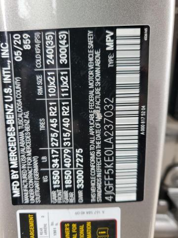 2020 MERCEDES-BENZ GLS 450 4M - 4JGFF5KE0LA237032
