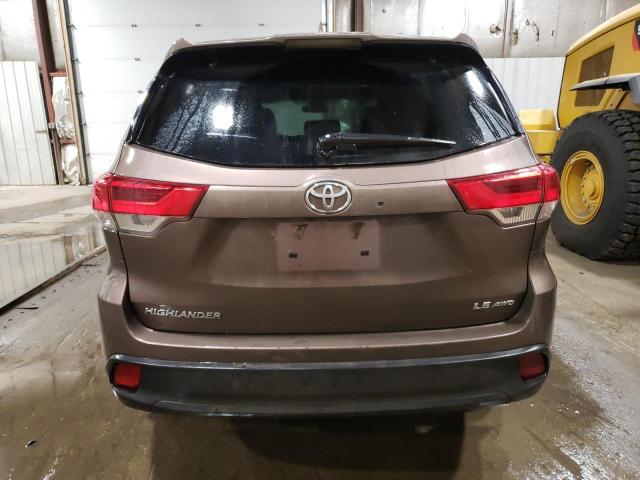 2018 Toyota Highlander Le VIN: 5TDBZRFH3JS864197 Lot: 54450194