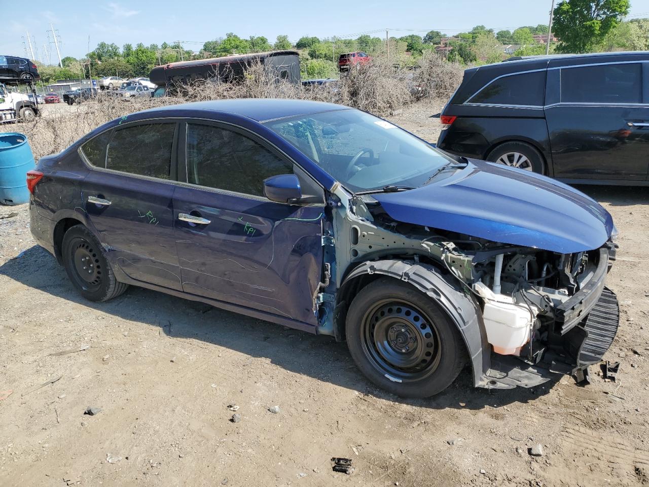 3N1AB7AP3HL673336 2017 Nissan Sentra S