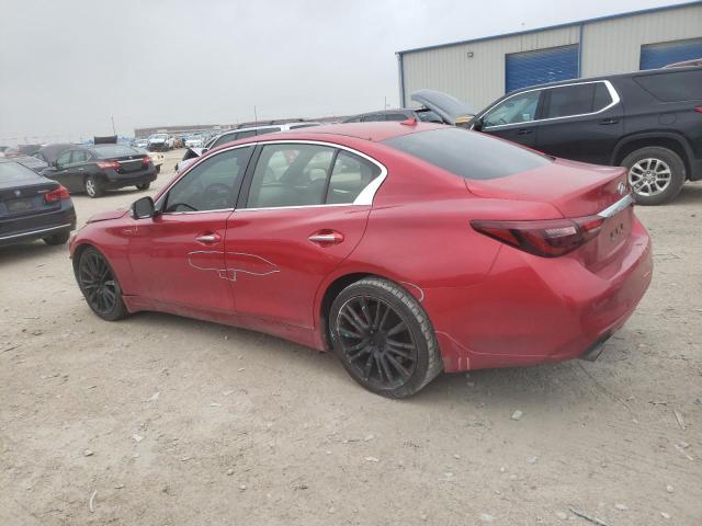 2018 Infiniti Q50 Red Sport 400 VIN: JN1FV7AP0JM460742 Lot: 55813134