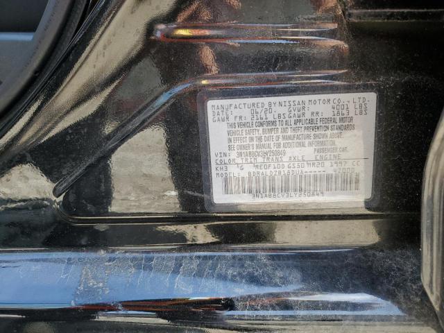 2020 Nissan Sentra Sv VIN: 3N1AB8CV3LY250849 Lot: 54732704